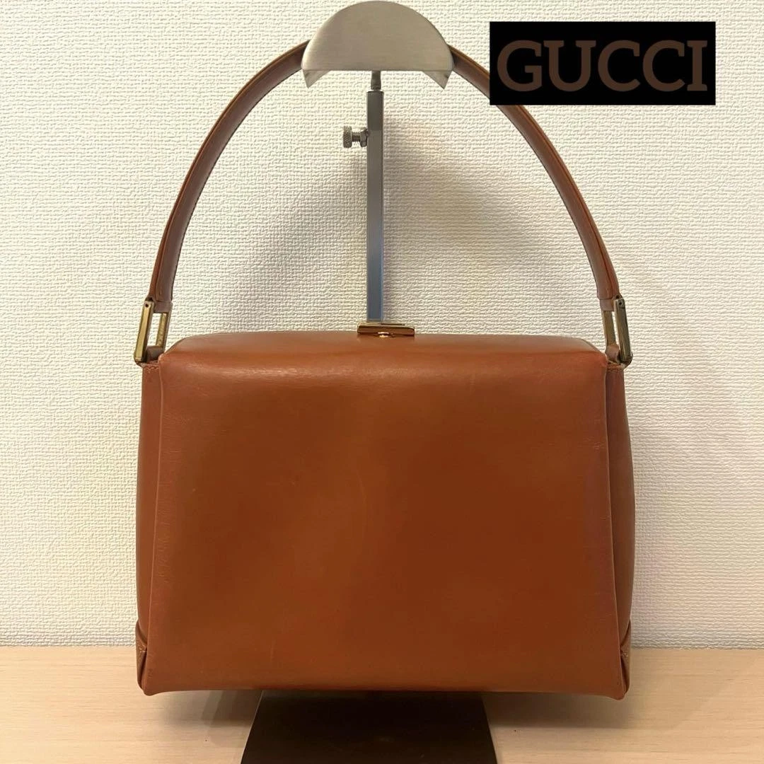 Sac à main GUCCI ancien Gucci vintage logo G quincaillerie #PG60TO