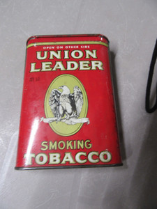 Union Leader Tobacco Tin