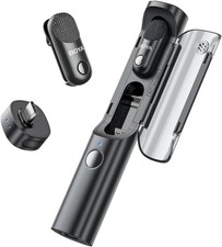 BOYA Magic Wireless Mini Microphones for iPhone 15-16/Android, 4 Form-in-1 Mic,