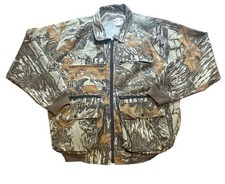 Vintage Gander Mountain Realtree Camo Hunting Jacket USA Made Full Zip XL