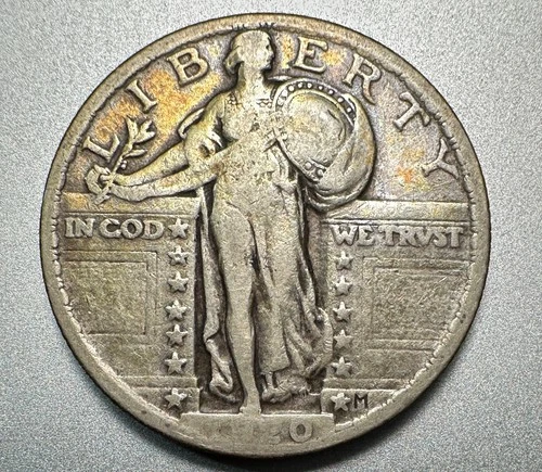 1920  STANDING LIBERTY QUARTER    FINE   BETTER DATE #1058