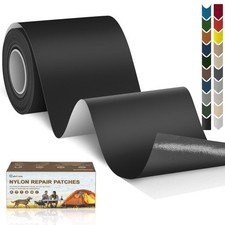 Cahomo 3x79 Inch Nylon Repair Patch Tape Self inch, Black