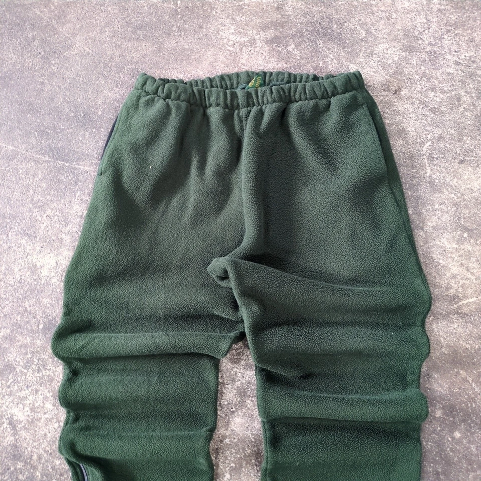 Pantalones deportivos vintage de lana Cabela's para hombre L verdes con cremallera al tobillo bolsillos al aire libre años 90 Foto 2 de 4