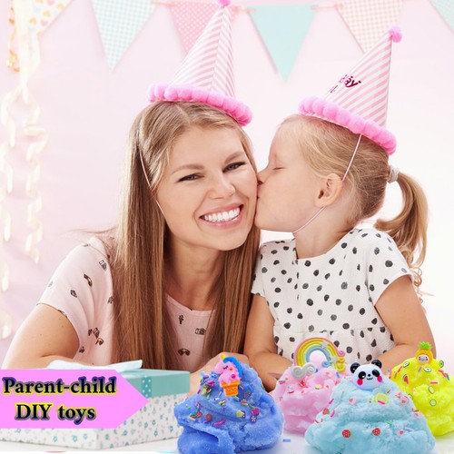 11pack Dual Color Cloud Slime Kit for Girls and Boys -Super Soft and Non-Stic... - Picture 3 of 6