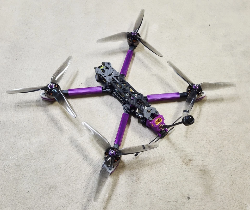 PRO 7" FPV Drone – 6S Long Range Build w/ Wide Angle DJI O4 + 6S 4000mah Li-ion! - Image 3 of 4