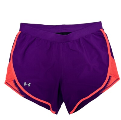 Under Armour Women's Dark Purple Pull-On Athletic Shorts Size M