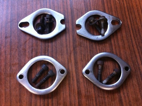 Krümmerschellen Schellen vom Krümmer vom Auspuff Auspuffschellen Yamaha XZ 550