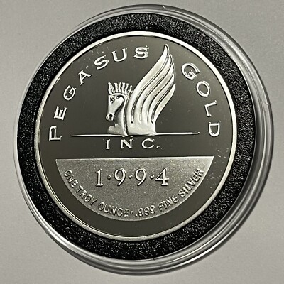 1994 Pegasus Zapopan Australia Proof Coin 1 Troy Oz .999 Fine