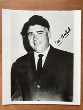 Al Barlick 8 X 10 Signed Photo HOF MLB Umpire COA