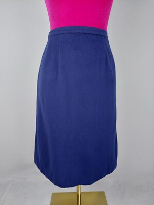 Vintage Rock Gr. (XS/34) blau midi retro alt Winter Herbst A-Linie skirt casual