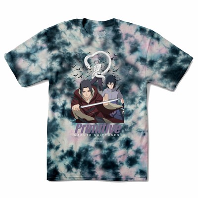 Primitive X Naruto Shippuden Men S Izanami Washed Short Sleeve T Shirt Blue C Ebay