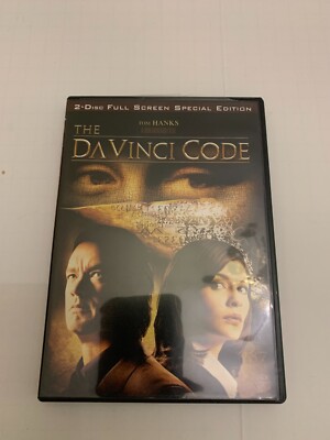 2006 The Davinci Code 2-Disc Full Screen Special Edition Tom Hanks DVD
