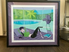 SHAG Josh Agle THE SUN ALSO RISES Art Print Framed 2002 mid modern hemingway 