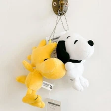 Peanuts Snoopy Woodstock Plush Key Ring KeyChain Toy Bag Charm Accssory