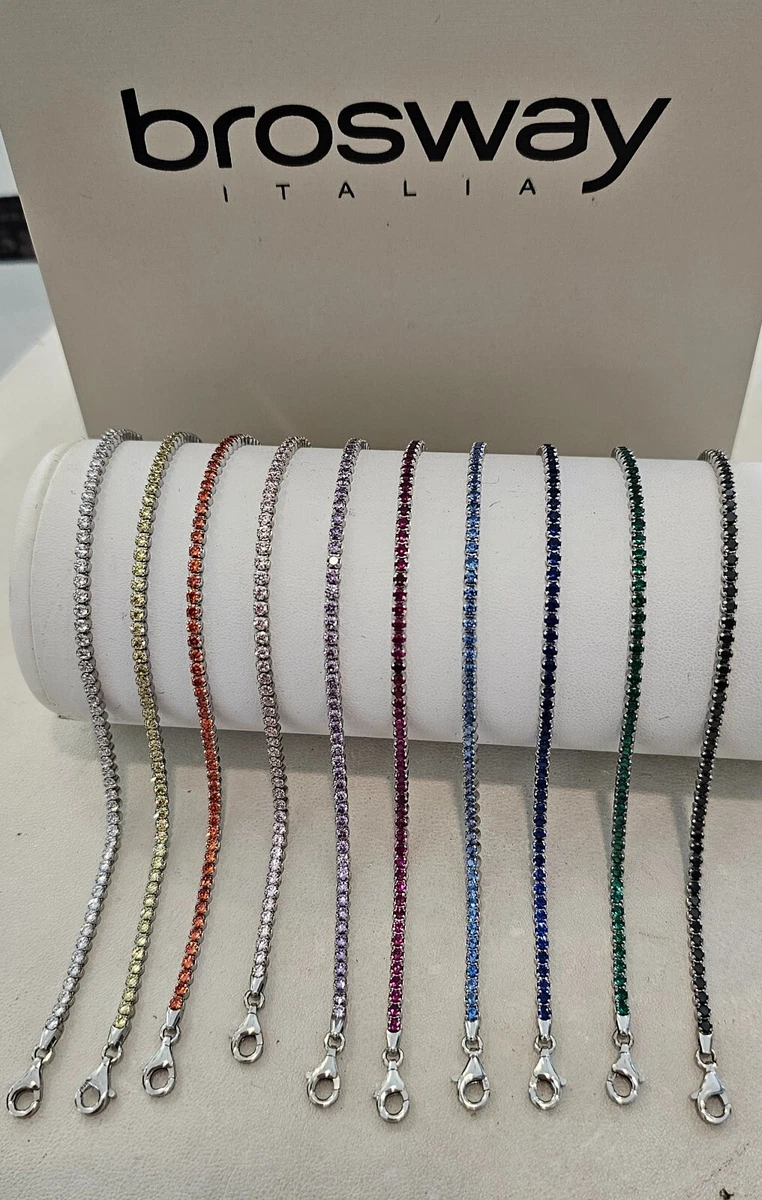 Braccialetti da tennis regolabili per donna Catena di cristallo di zirconi blu lucido a portata di mano Bracciale con ciondoli da donna Gioielli di tendenza Regalo per ragazza  36