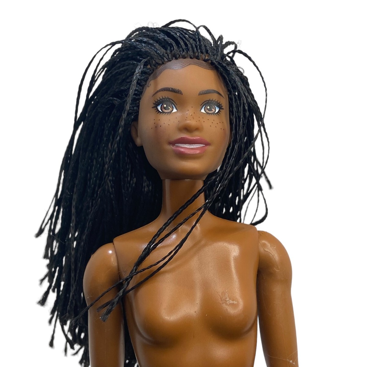🐞 AA BROOKLYN NIKKI ROBERTS BARBIE MICRO BRAIDS FRECKLES BROWN