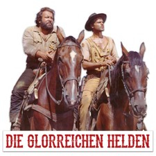 Bud Spencer & Terence Hill - DIE GLORREICHEN HELDEN  - XL Blechschild - BUDT06