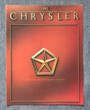 1985 CHRYSLER BROCHURE