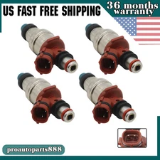 4x Fuel Injectors For 1989-1995 Toyota 4Runner Pickup T100 22RE 2.4L 23250-35040