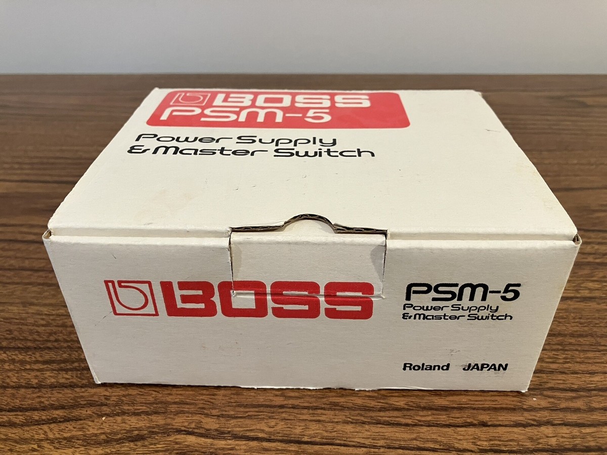 Vintage Boss PSM-5 Power Supply & Master Switch W/Box Japan | eBay