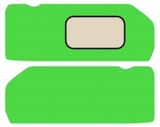 Car Sun Visor Covers For Driver And Passenger Side To Fit 1988-98 Chevy Ck 1500