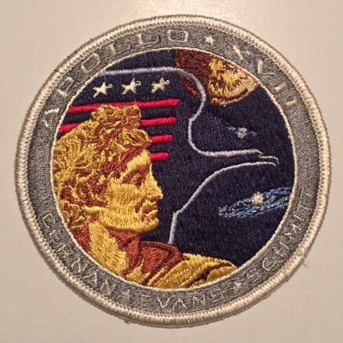 アポロ様 Vintage Apollo XV11 Embroidered Patch Brand New Rare From Personal