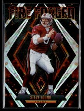 Steve Young - 2022 Panini Phoenix Fire Forged Silver Holo #FF-8 49ers