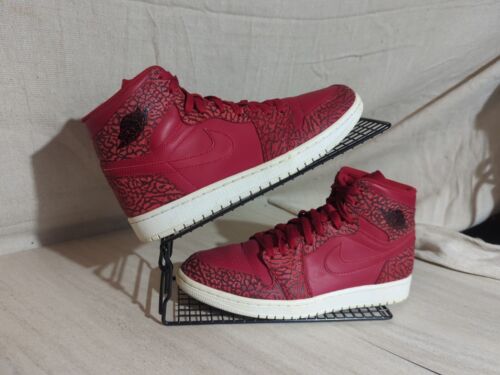 Nice Air Jordan 1 Retro High Gym Red Elephant Print Size 10 Mens 839115 600 - Picture 1 of 7