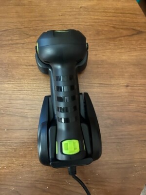 Symcode Wireless 2D Green Scanner, WIFI dongle, USB Cable, And User Guide.