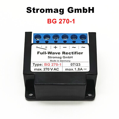Stromag GmbH type BG 270-1 Max.270V AC Max.1,8A full-wave brake rectifier