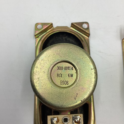 X2 Samsung 3001-001034 8 Ohm 6 Watt TV Gold Oval Lautsprecher 5 Zoll x 2,5 Zoll - Bild 8 von 14