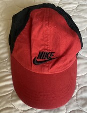 Nike Child Black Red Logo Adjustable Ball Hat