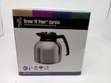 Service Ideas BNP19BL Brew N' Pour Carafe, 1.9L