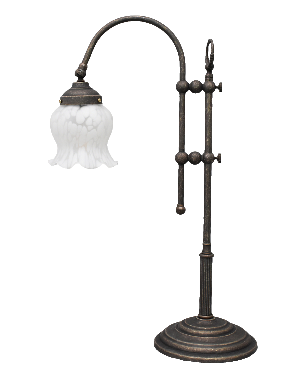 Art Deco Bell-Shaped Desk Lamp with Vintage Style-image