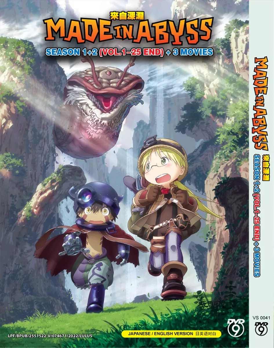 Made In Abyss Season 1+2(Vol.1-25 End)+3 Movies Anime DVD English Dubbed