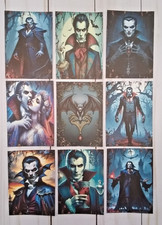 9 Vampire Handmade Journal Cards Scrapbooking Junk Journals Crafts Planners