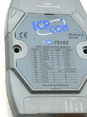 ICP CON M -7018Z DATA ACQUISITION MODULE Pre Owned