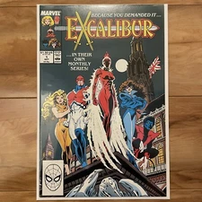 Excalibur #1 Marvel Comics 1988 1st App Widget Chris Claremont Uncirculated NM