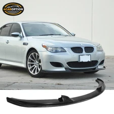 For 06-10 BMW E60 M5 Only H Style PU Front Bumper Lip Spoiler Splitter Black 1PC