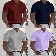 Blouse Linen Solid Summer Shirts Mens Dress Tops Shirt Loose Tops Sleeve