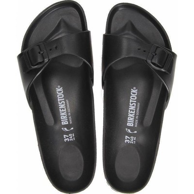 Birkenstock Papillio Arizona Platform Slide Sandal - Urban Outfitters | Black slip on shoes 