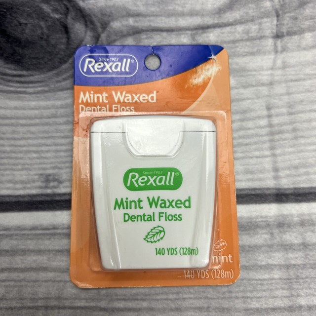 REXALL MINT WAXED DENTAL FLOSS 140 YDS Made in USA for sale online eBay
