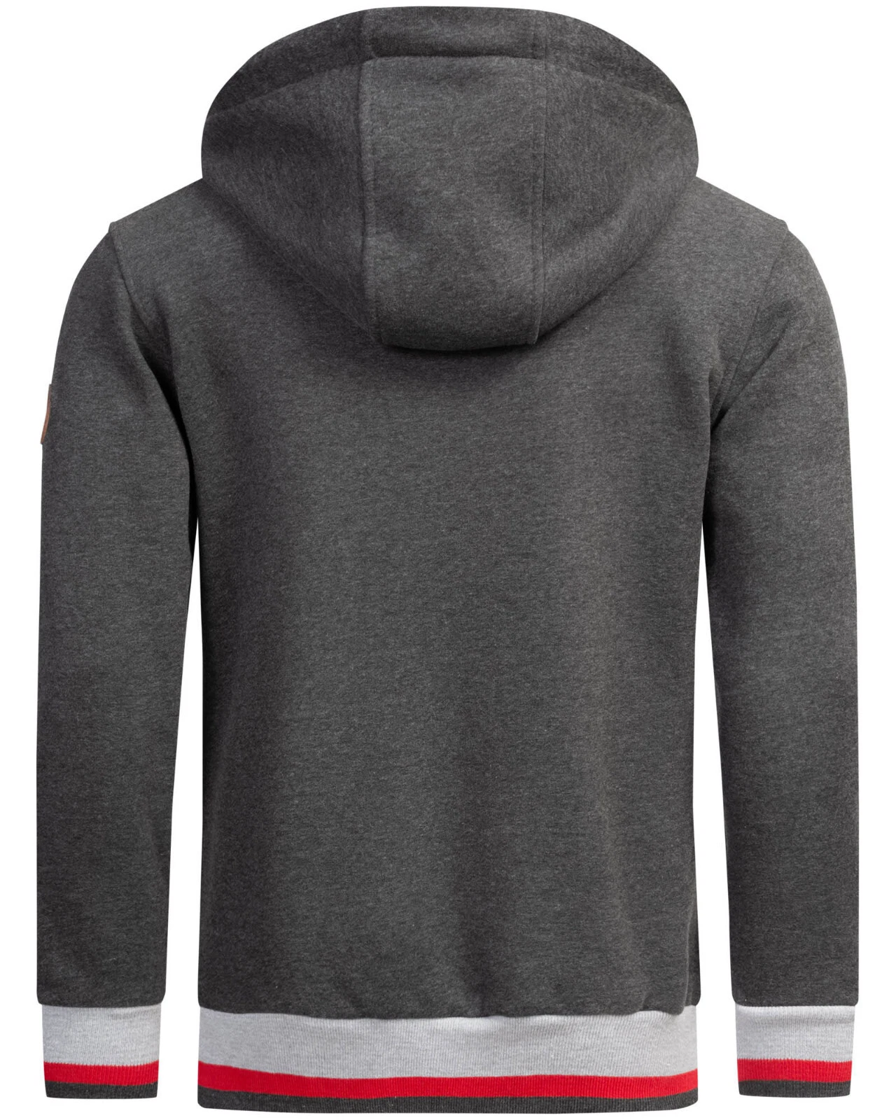 SACAI Felpa uomo con cappuccio felpa grigio scuro XL P67 R19 B