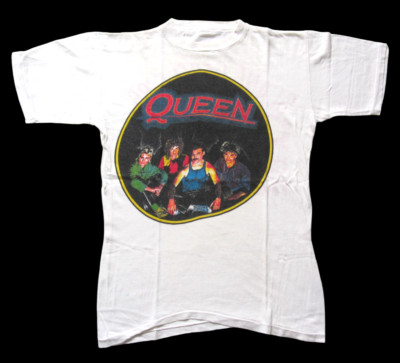 Queen Slane Castle 1986 A Kind Of Magic Tour Concert T-Shirt Freddie Mercury