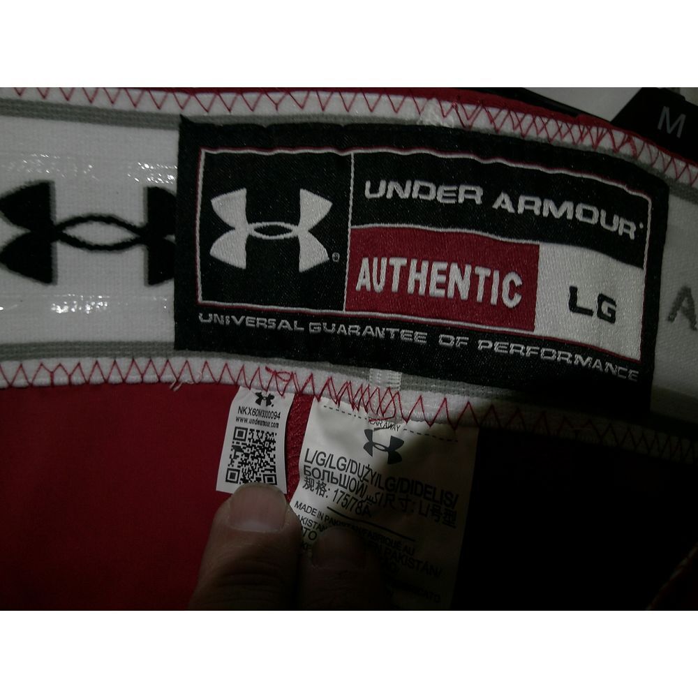 Men's Under Armour Prototype Power 1 Red Football Pants Large NWT thumbnail 4