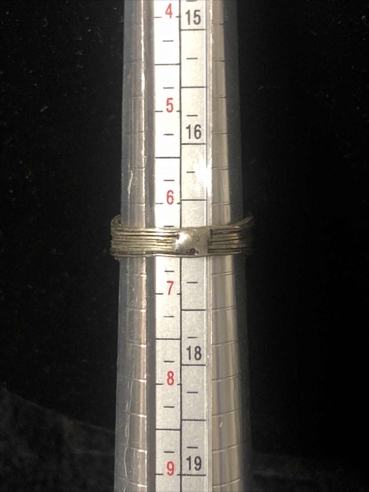 WOMAN’S HANDMADE SILVER WEAVED PATTERN ALL OCCASI… - image 5