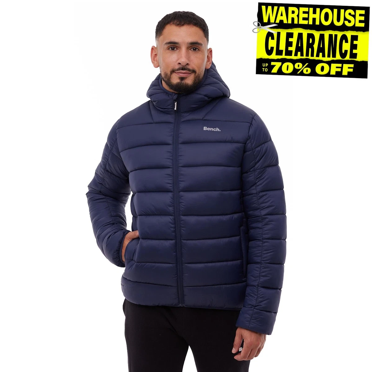 Veste Windbreaker Bleu Royal Bench Pour Homme - Taille M, Très Bon état D'occasion