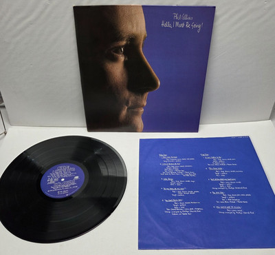 Phil Collins Hello I Must Be Going! LP Vinyl 1982 Gatefold AT 80035-1 READ