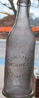 LOVELAND BOTTLING CO COLO Center Slug Straight Side Soda bottle Block Letter
