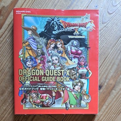 Dragon Quest X Official Guidebook Adventure + Map + Monster Edition